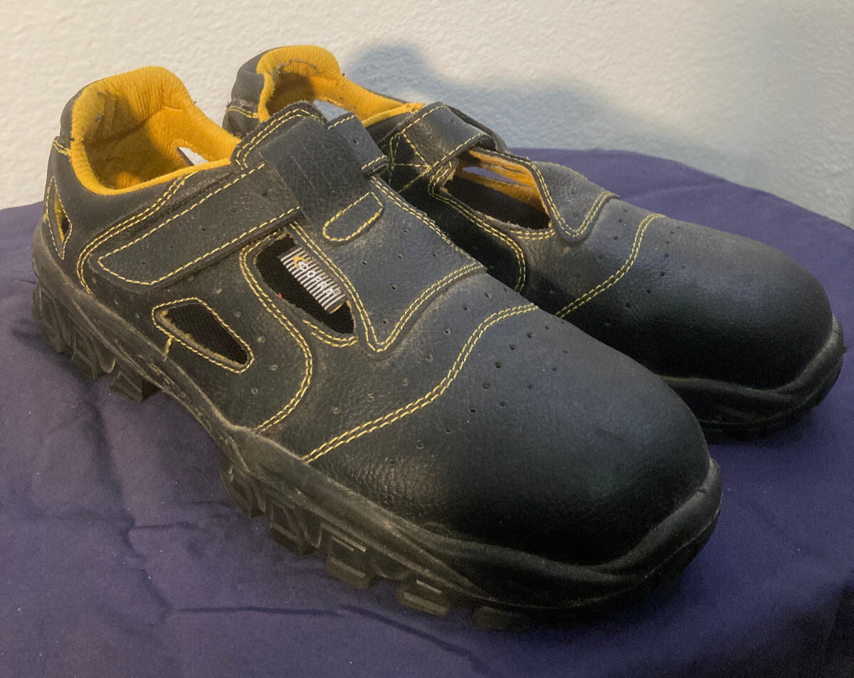 Mens Cofra New Don ESD Safety Shoes Black. EU 46, UK 11. 100% Polyamide Fabric