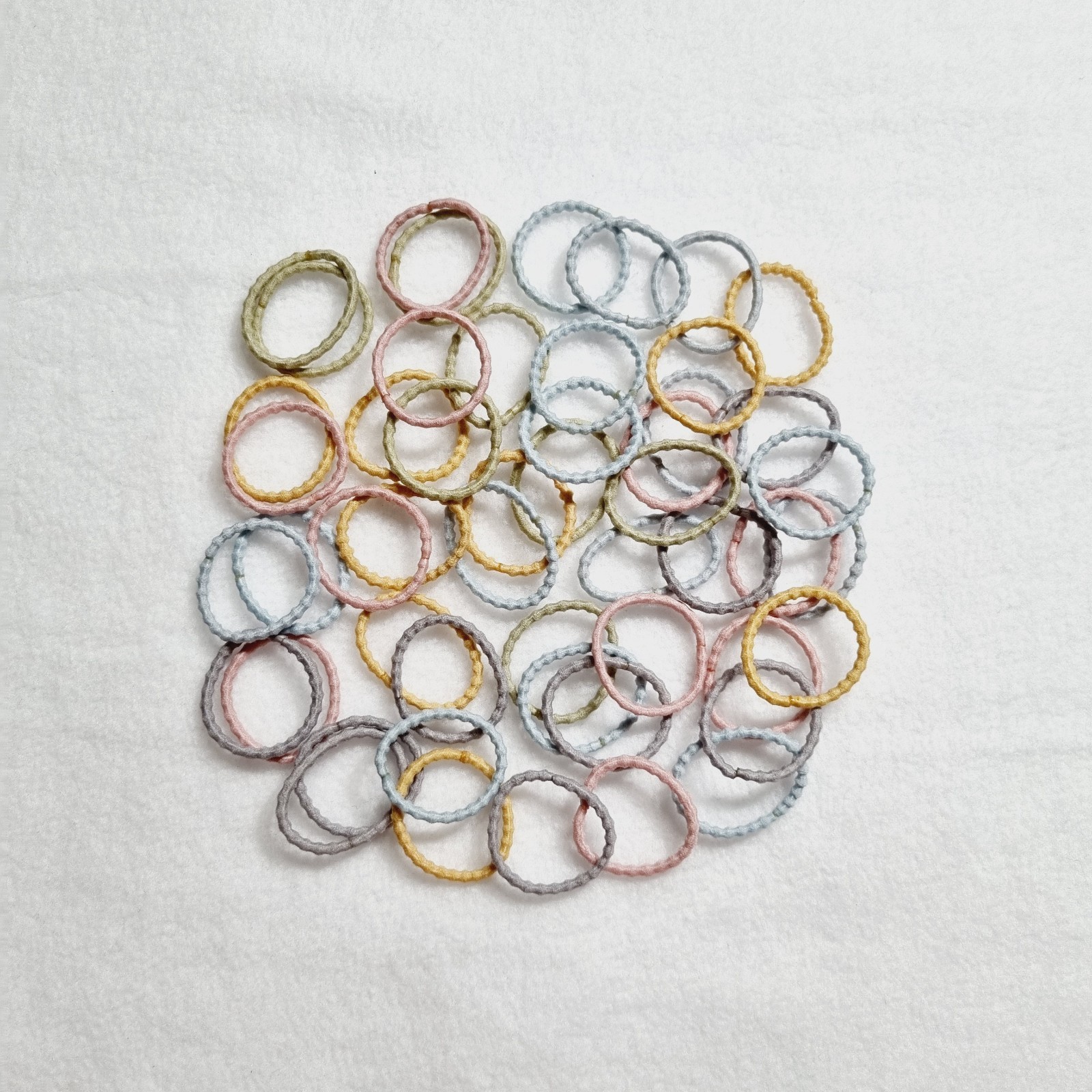 50Pcs small Hair Ties Elastics Ponytail Holders Elastic Bands For Girls baby Pet