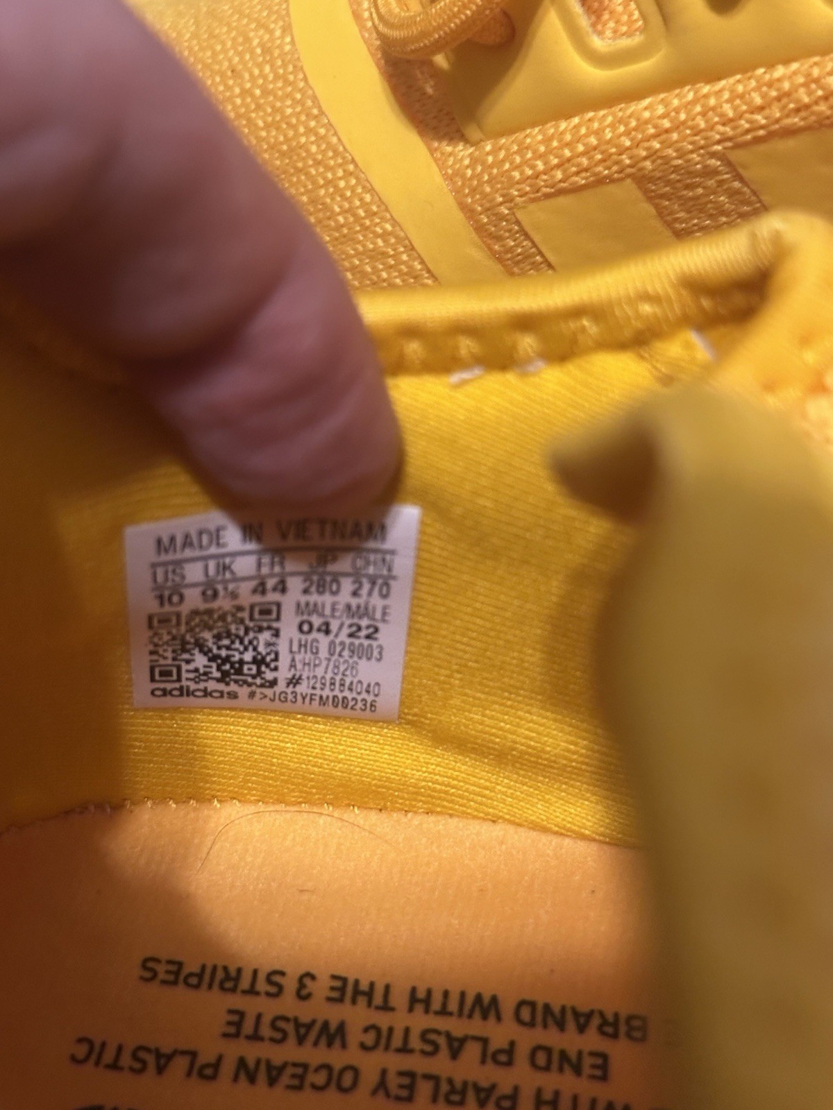 adidas NMD_R1 Boost Men’s Low Top Lace-Up Textile Sneakers HP7826 Yellow