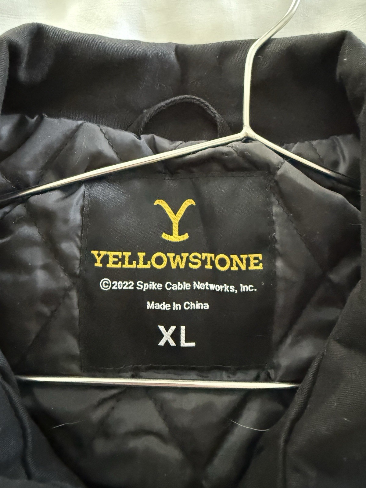 Men’s Yellowstone John Dutton Vest Kevin Costner Black Cotton Western Jacket XL