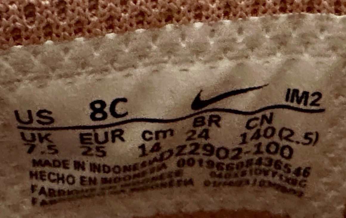 NIKE Blazer Mid ‘77 DZ2902-100 White/pink Shoes Child Toddler Sneakers Sz 8C