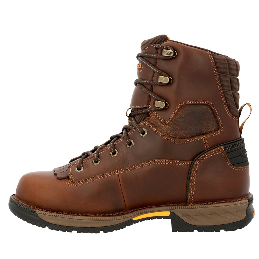 Georgia Boots Athens 360 8 Inch Waterproof Soft Toe Work Mens Brown GB00469
