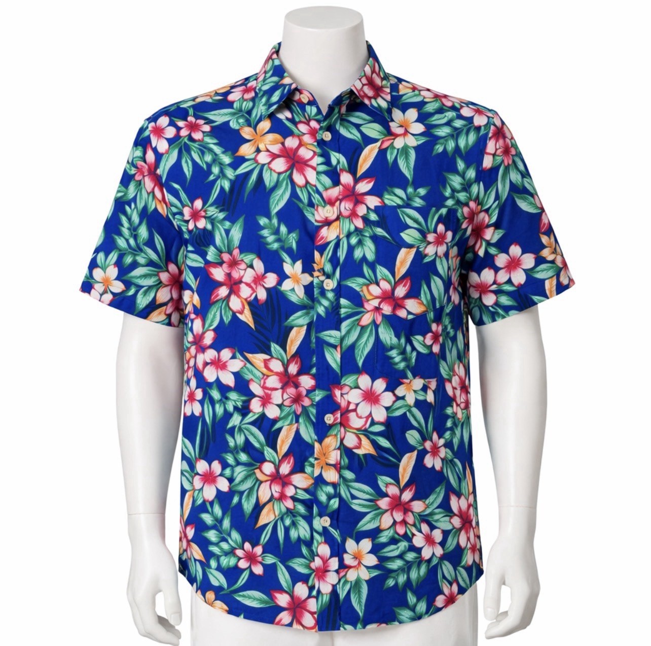 Tommy Hilfiger Men’s S/D Custom Fit Tropical Front Pocket Button Up Shirt Size M