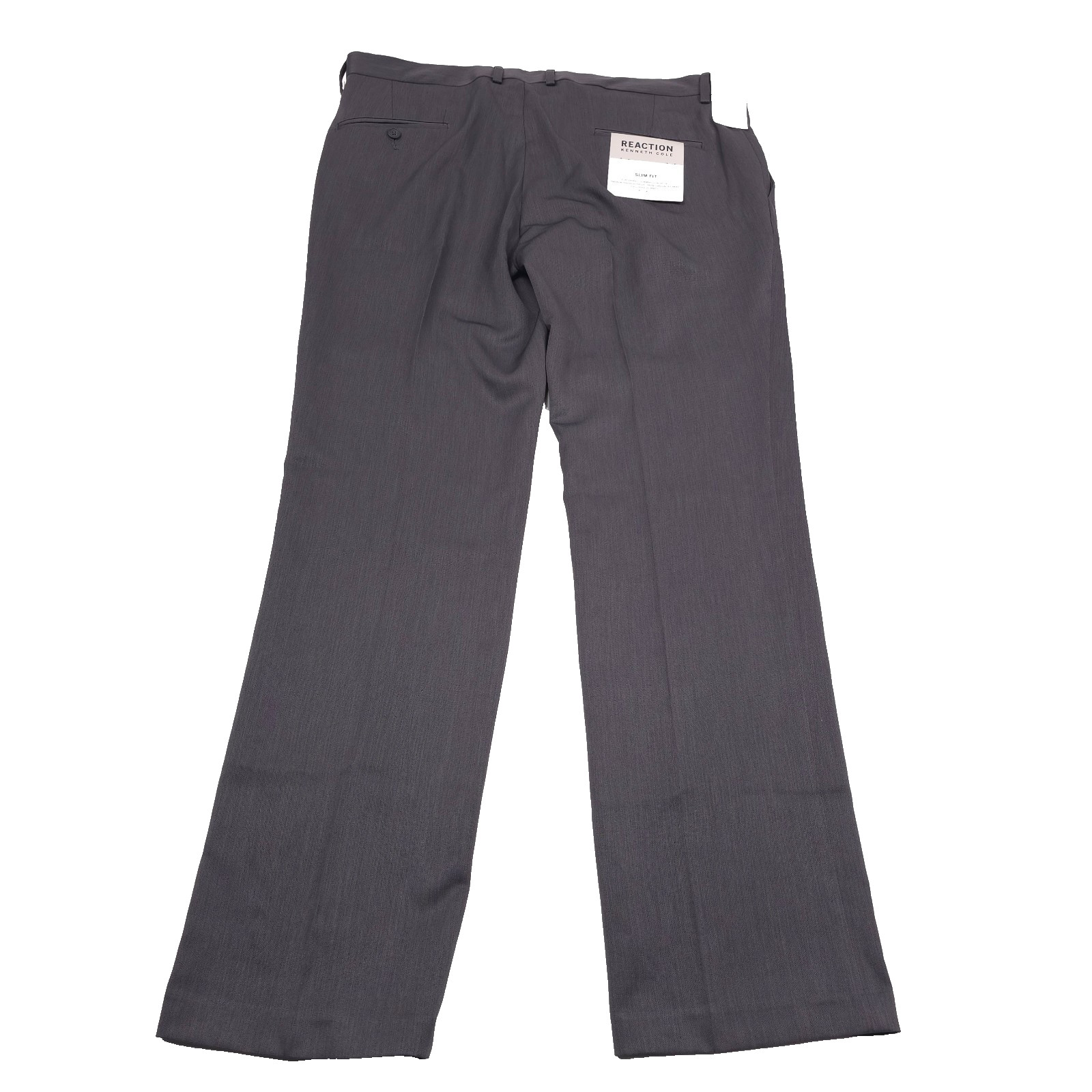 Kenneth Cole Reaction Gray Slim Fit Dress Pants Mens Size 38 X 32