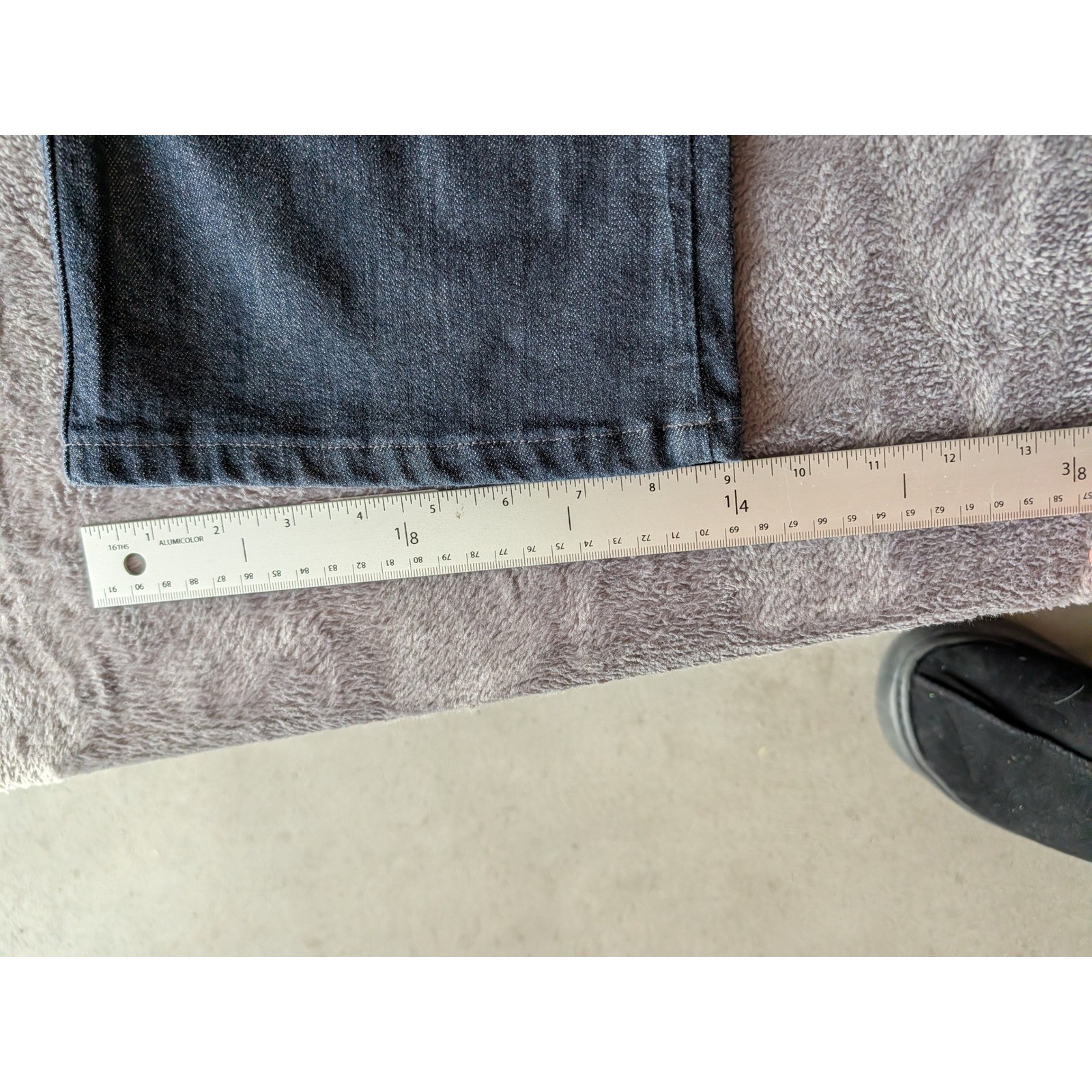 7 For All Mankind Mens A Pocket Bootcut Jeans Dark Charcoal Grey Size 30
