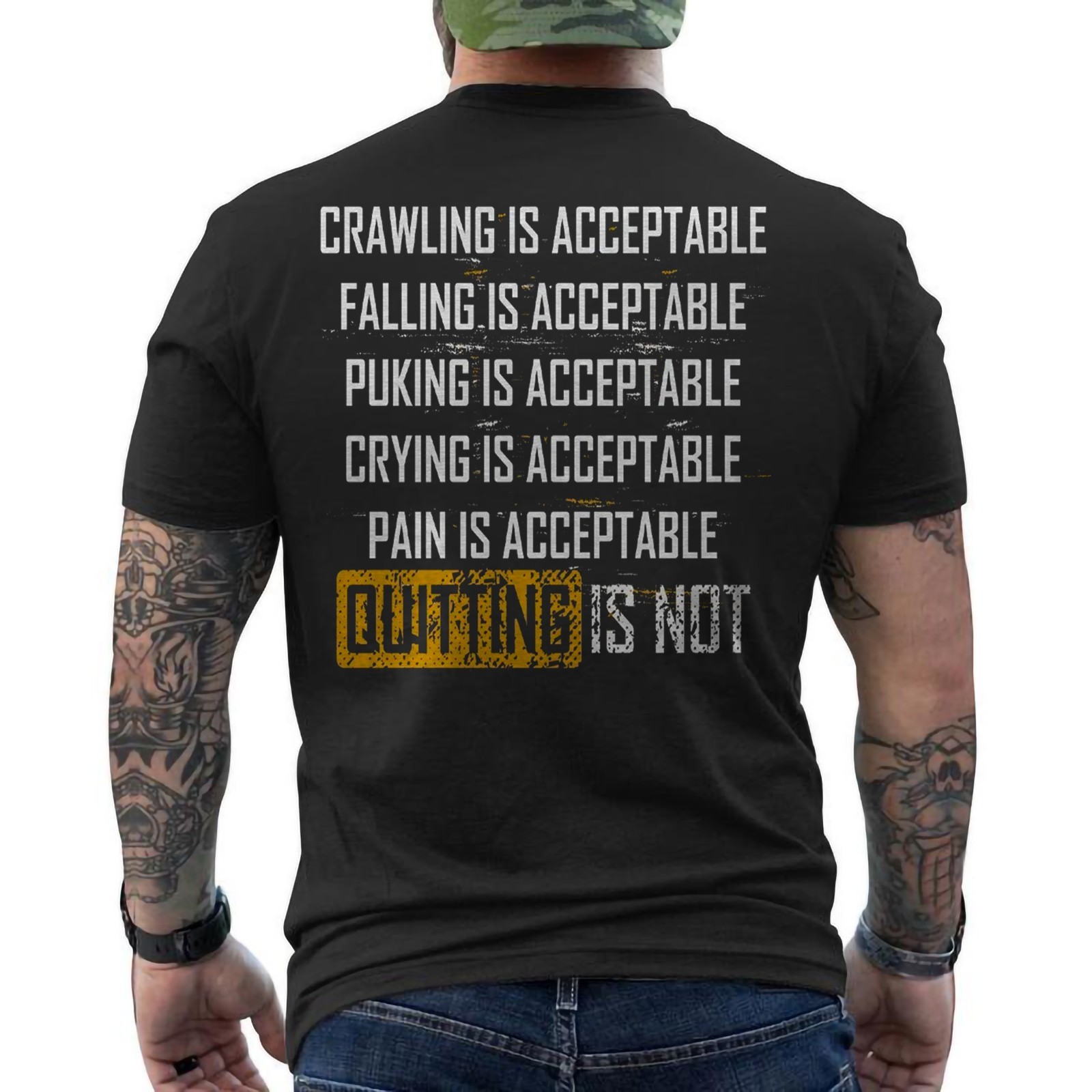 Fitness Gym Keep Moving Forward Mental Health Awareness ON BACK T-Shirt