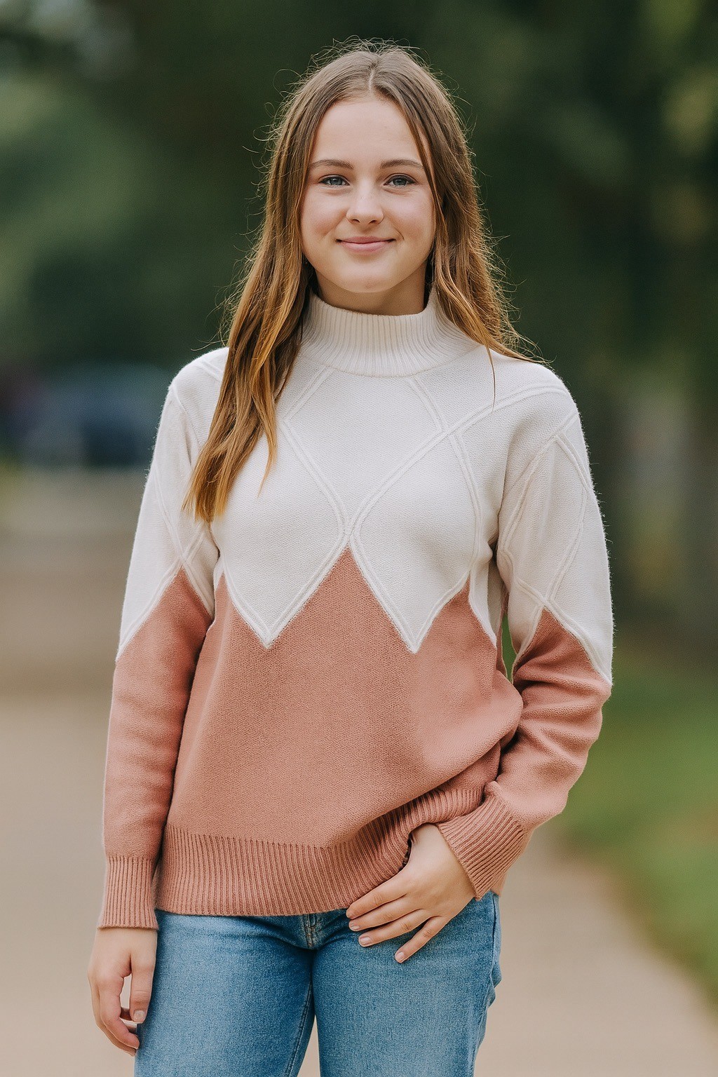 Alfani Size L Turtleneck Rayon Polyester Nylon Long Sleeves Sweater MRSP 79.99