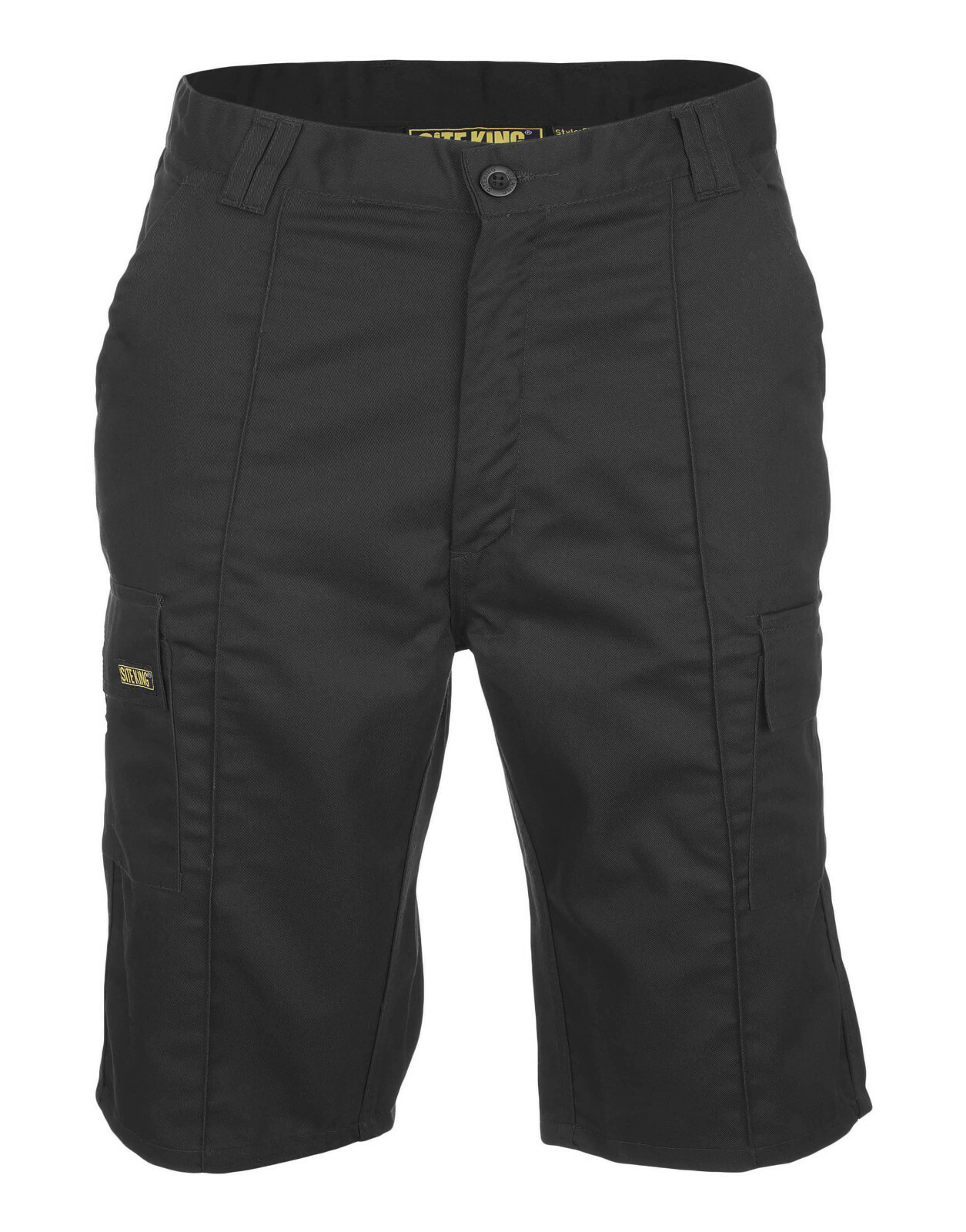 Mens Cargo Combat Shorts by SITE KING Black Navy or Khaki – SHORT WORK TROUSERS