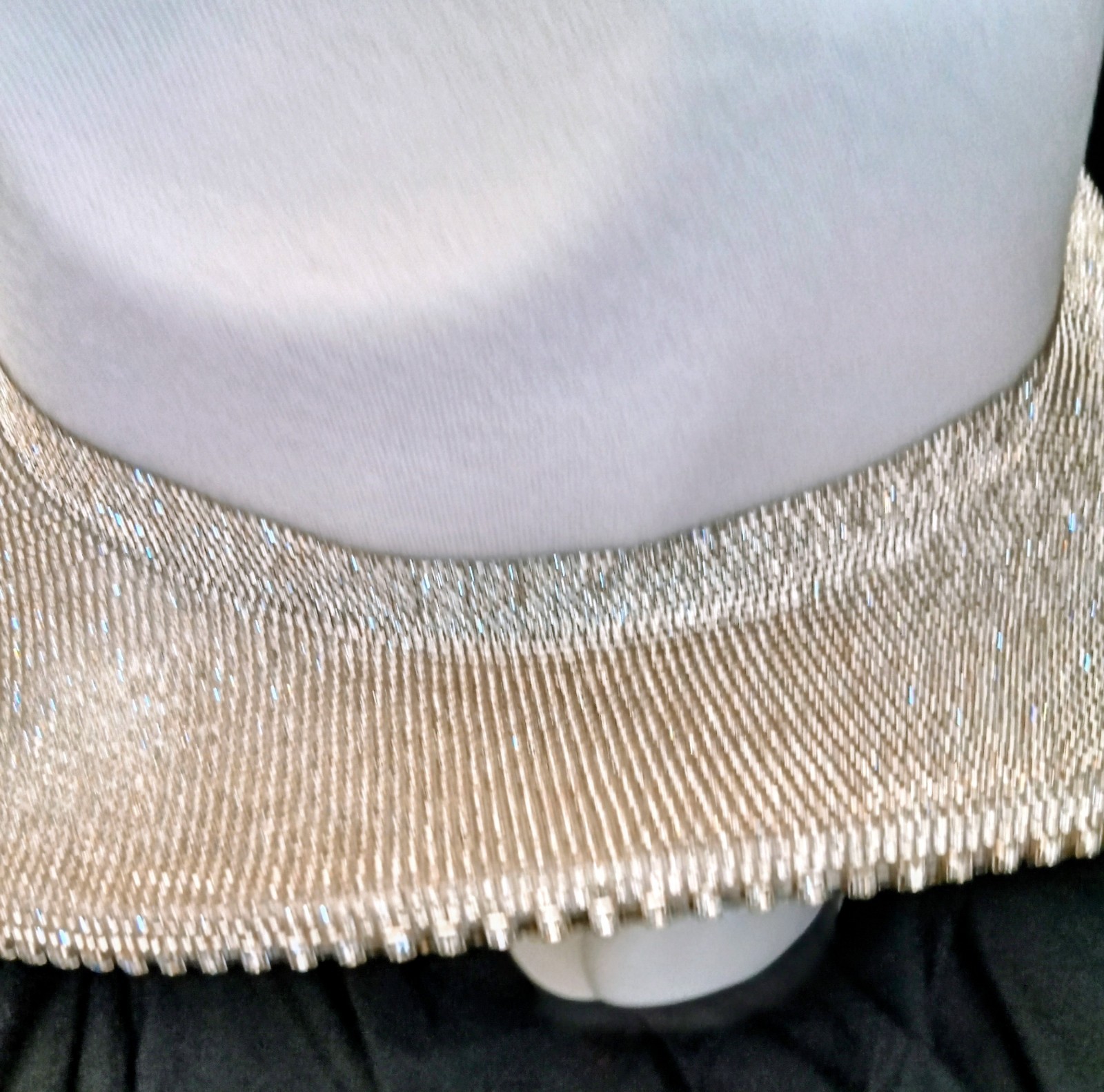 Western Wedding White Cowboy Hat Brim Flash Diamond Encrusted Rhinestones 3000