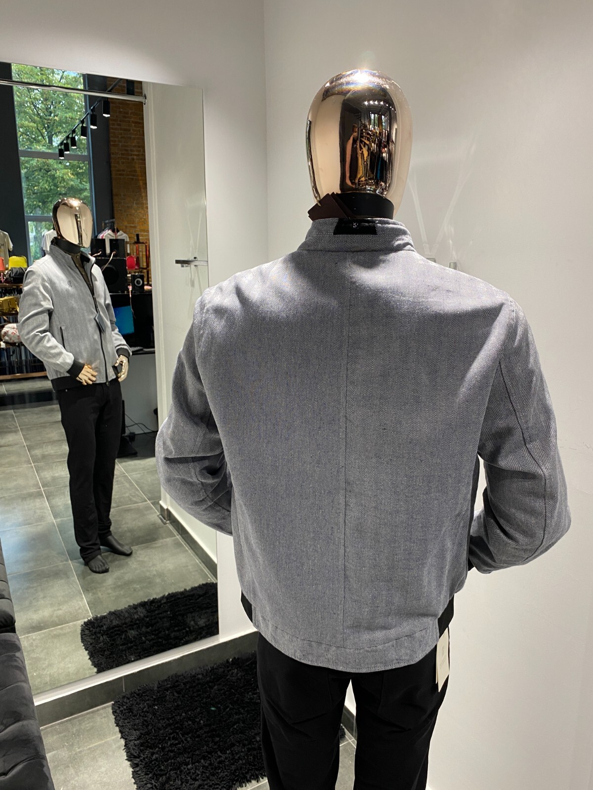 STEFANO RICCI Zip Blouson Jacket Size 48 / S (100% Authentic & NEW)