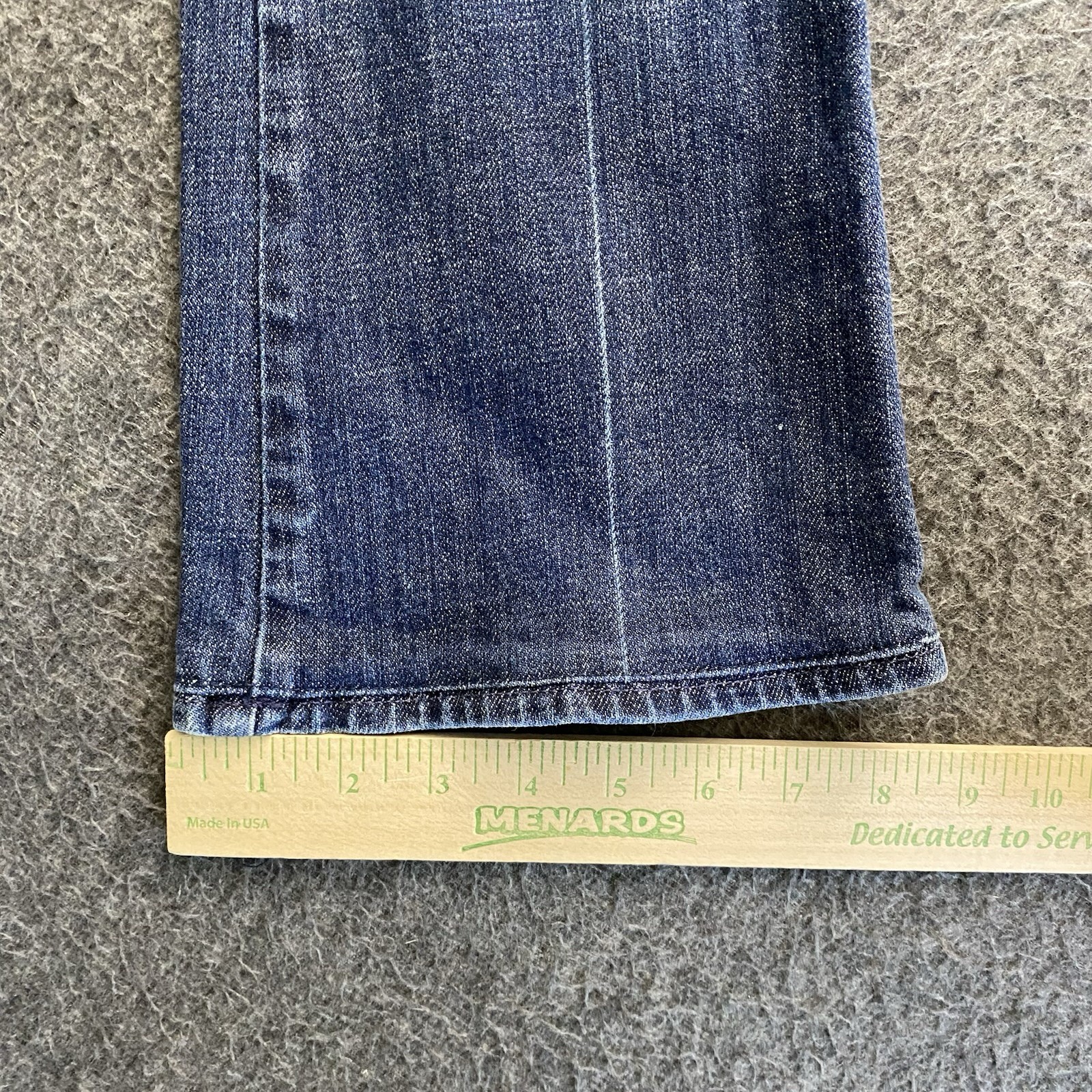 7 For All Mankind Jeans Womens Size 24 “A” Pocket Blue Bootcut Denim Made in USA