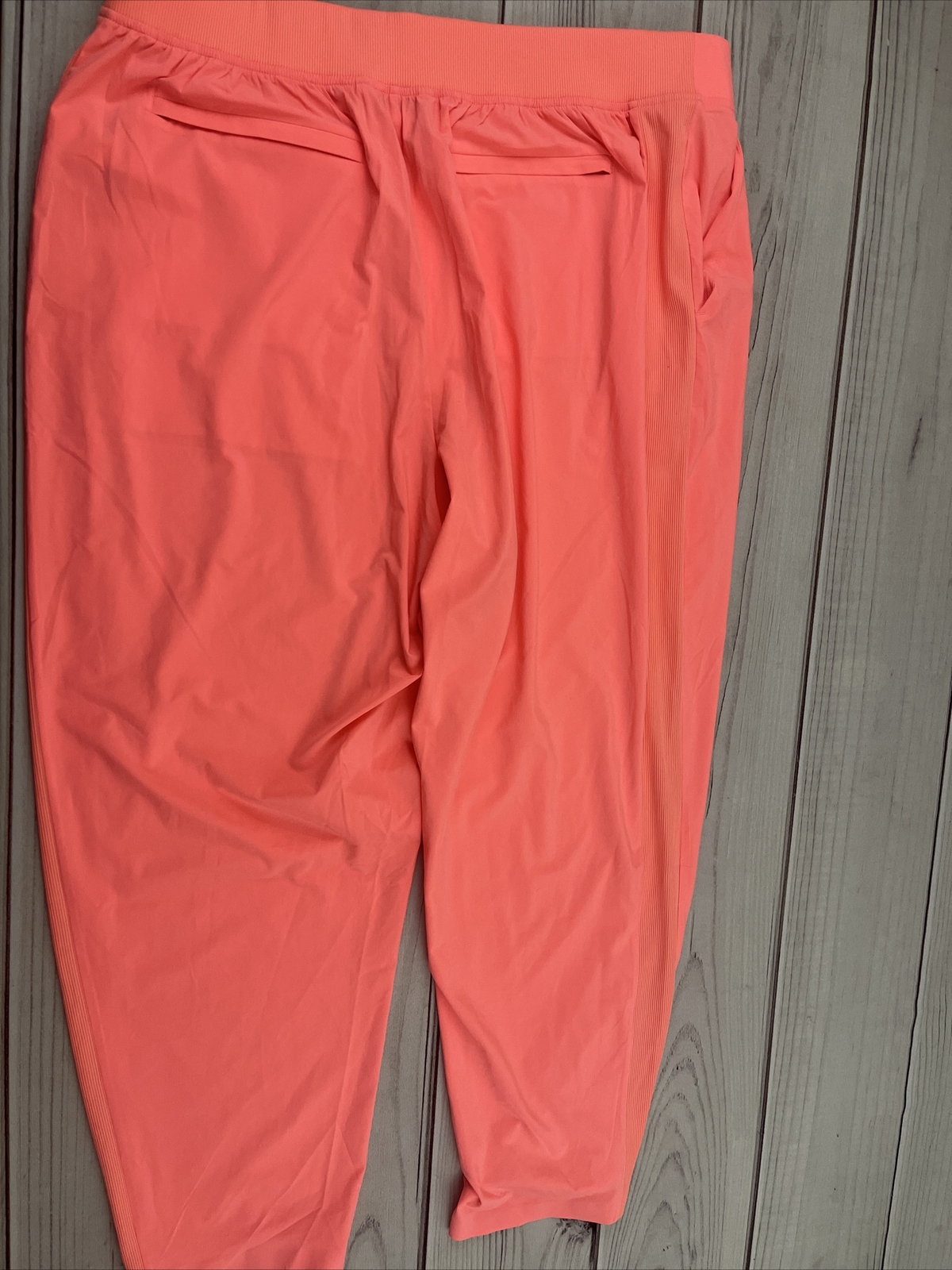 Athleta Brooklyn Ankle Pants Summer 2022 Coral Stretch Pull On Women’s Sz 18