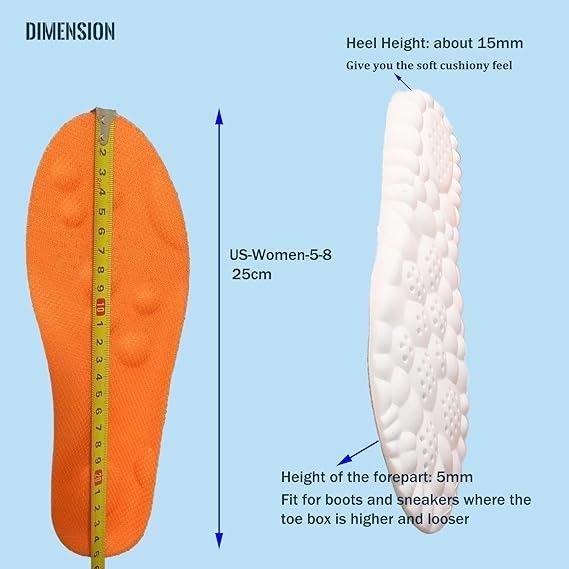 Cloud Soles for Men and Women Mens Comfortble Shoe Steppers Insoles Sole Inserts