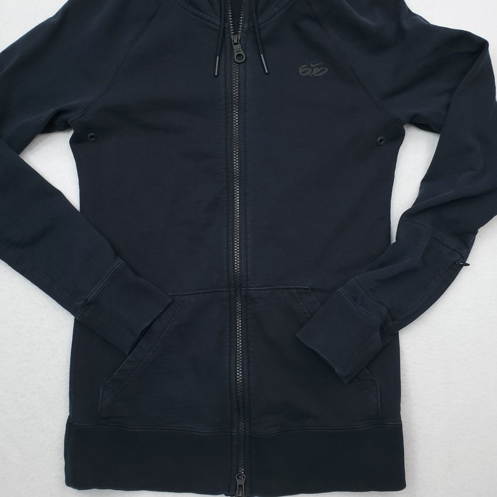 Nike 6.0 Icon Hoodie Womens Extra Small Navy Blue Full Zip Sweatshirt Jacket