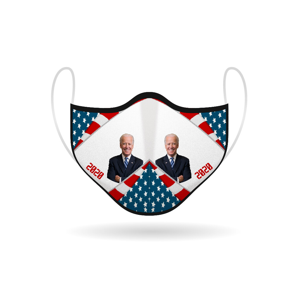 Biden Face Mask 2-Ply – Soft Cloth – Re-usable, Washable, Durable – Biden 2020