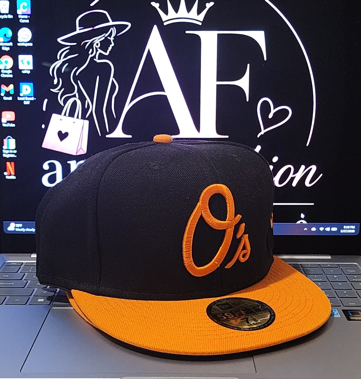 MLB-Baltimore Orioles 59FIFTY Fitted New Era Hat New