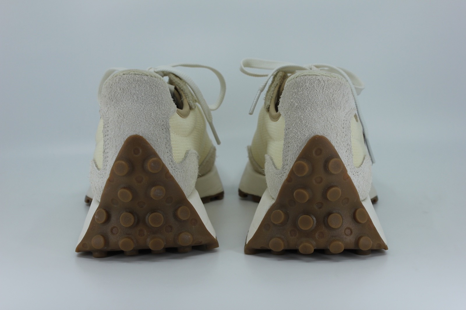 New Balance 327 MS327ACM Mens 9 D Casual Running Shoes Cream Brown Suede