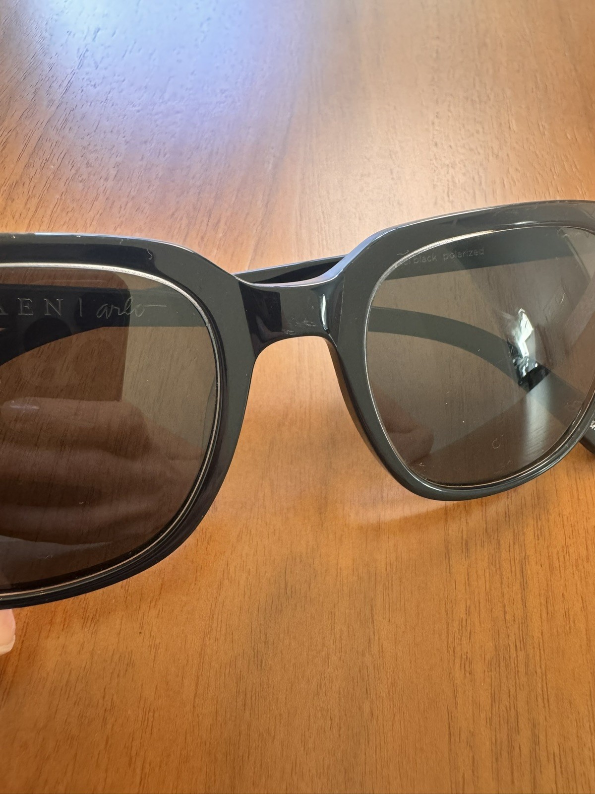 Raen Arlo Crystal Black Polarized Size Sunglasses Fair – scratches