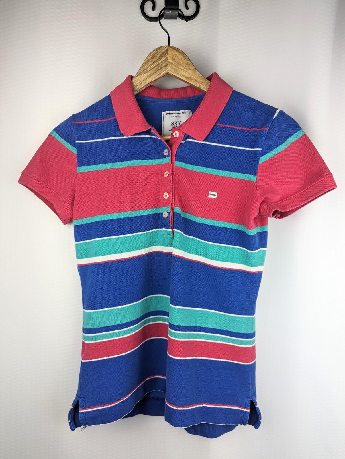 Sky Land And Sea Women’s Polo Size Medium 40