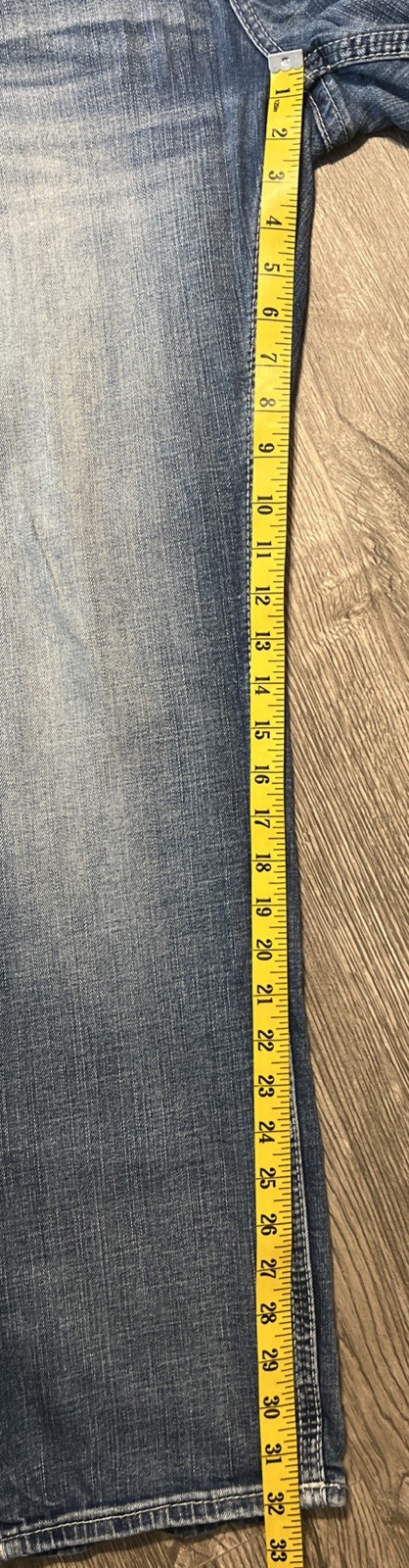 BKE Jake Straight Stretch Mid Rise Medium Wash Blue Jeans Men’s Size 34×32