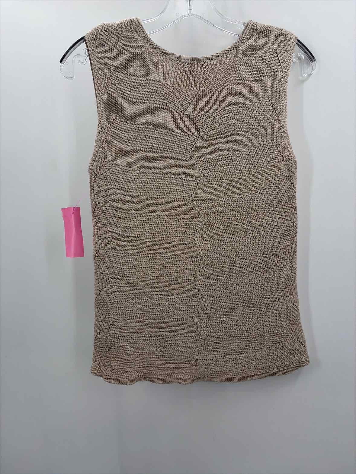 Pre-Owned Escada Tan Size 40 Knit Tank Top
