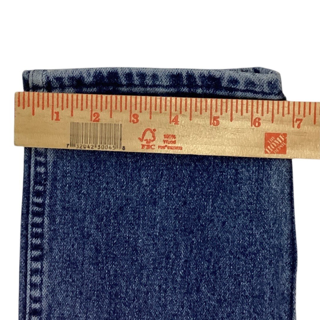 Vintage Wrangler Silverlake High-Waisted No Back Pocket Blue Jean Denim Size 8