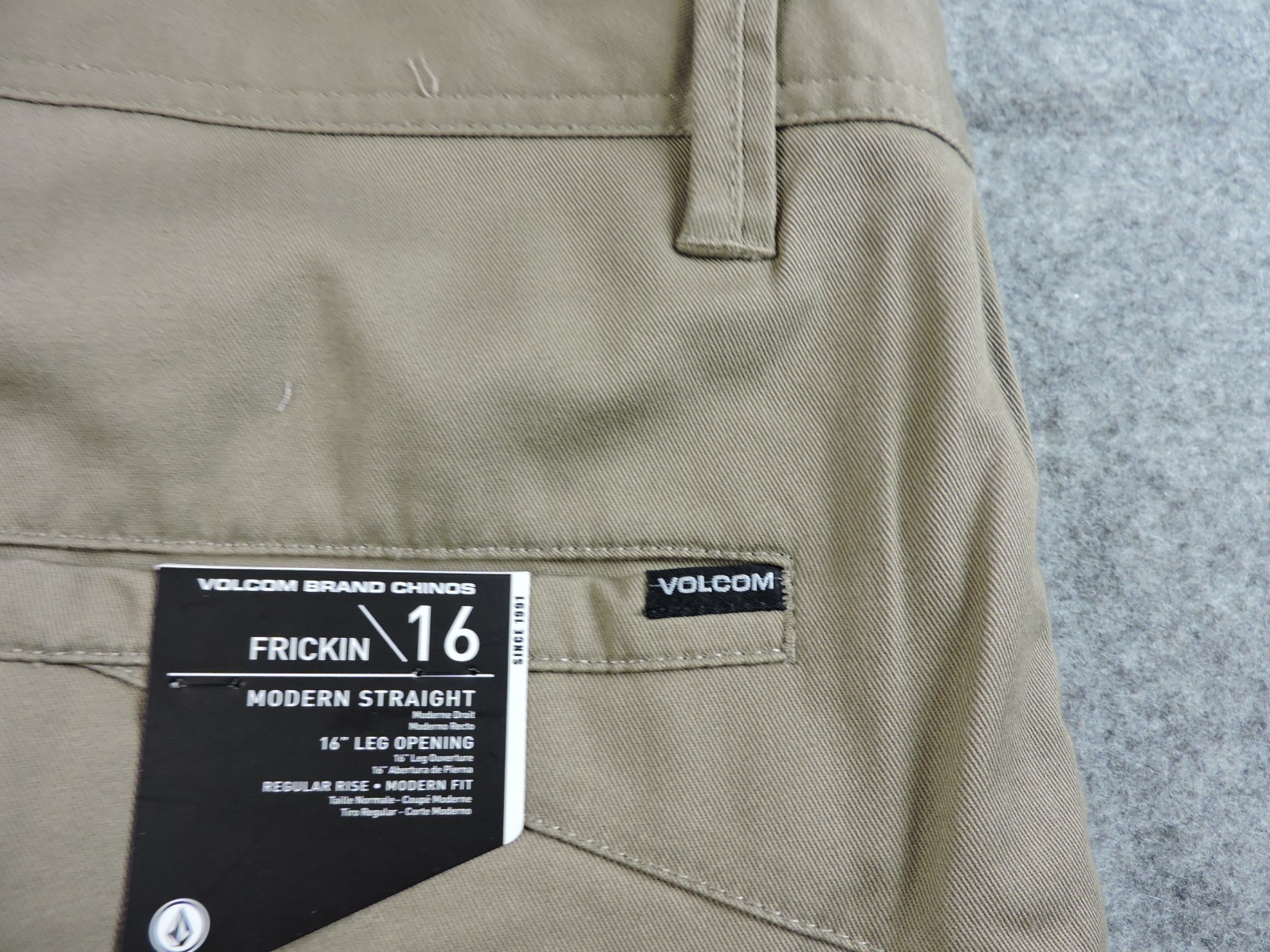 Volcom Mens 46×34 Frickin Modern Street True To Size Stretch Chino Pants NEW