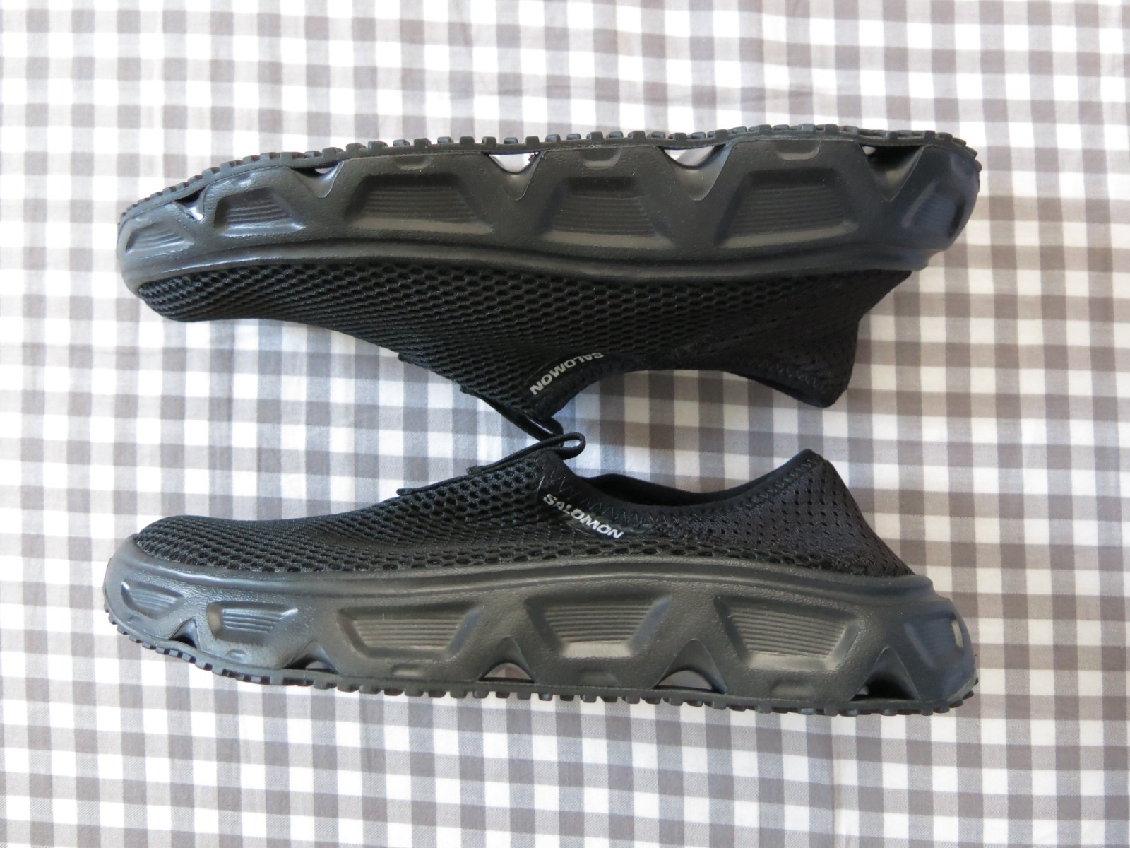 Salomon Reelax 6.0 Trail Running Moc Shoes Black UK 4.5 ~ EU 37 1/3 ~ US 6-6.5