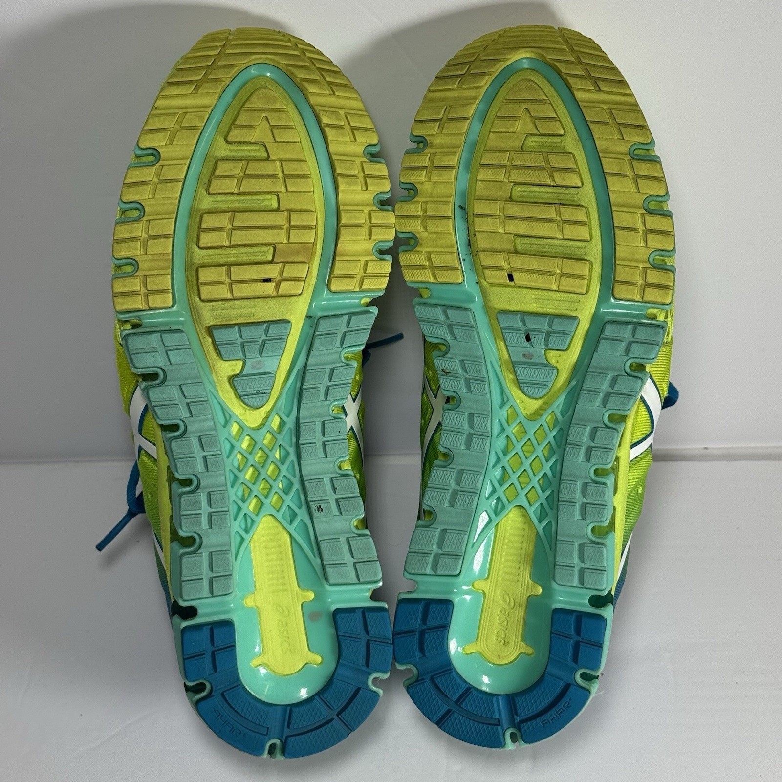 Asics Gel-Quantum 180 2 Lime Green Blue Running Shoes T6G7N Women’s 8.5