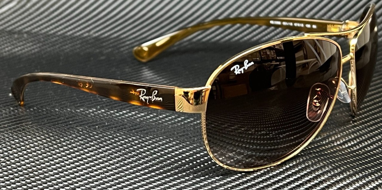 RAY BAN RB3386 001 13 Arista Pilot Men’s 67 mm Sunglasses