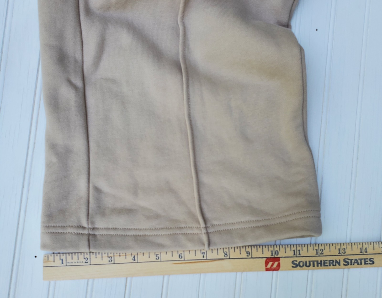 American Giant Premium Midweight Sweatpants Womens Medium Beige USA New NWOT