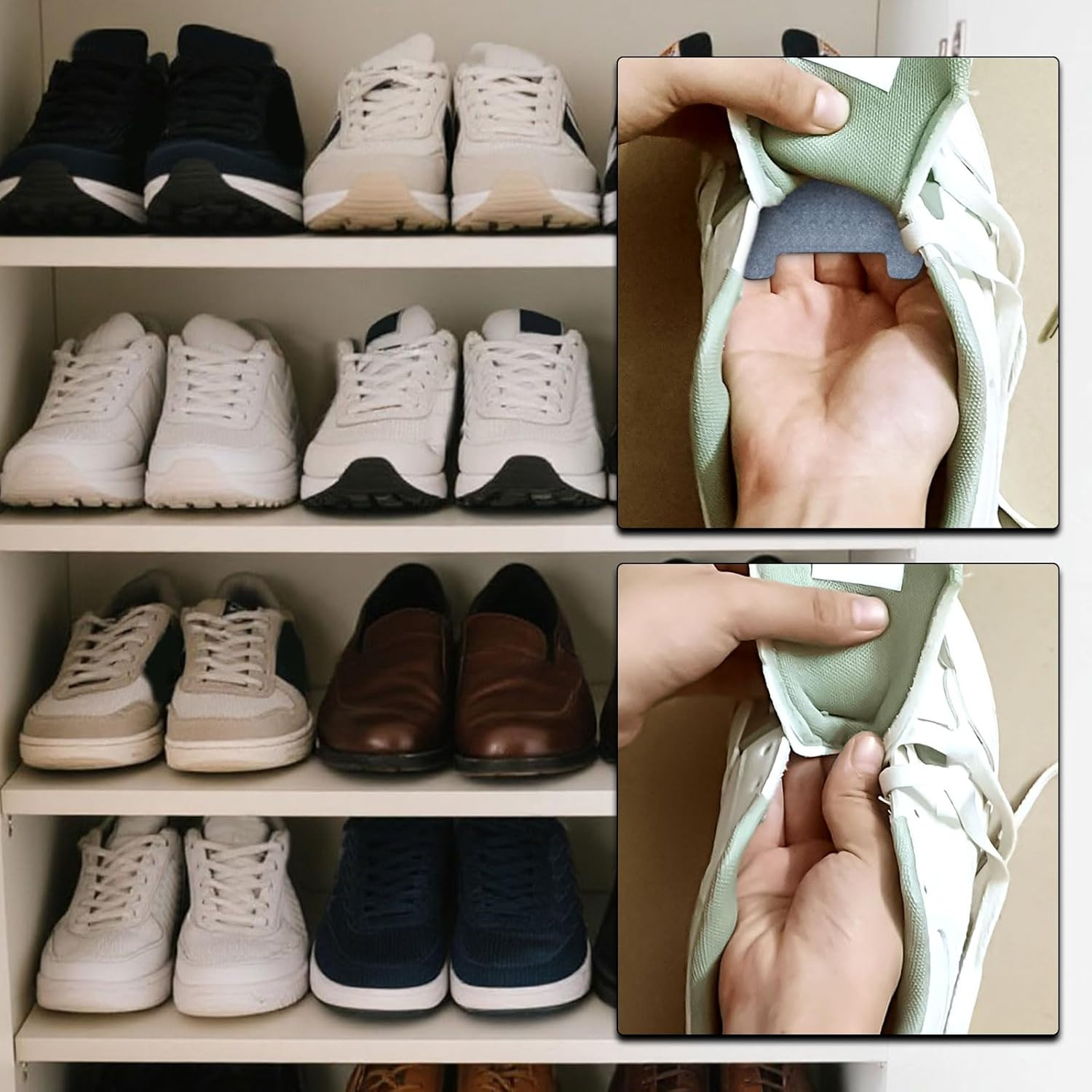 8Pcs Toe Guards for Shoes, Shoe Toe Protector Boot Inserts Hole Patches Toeburst