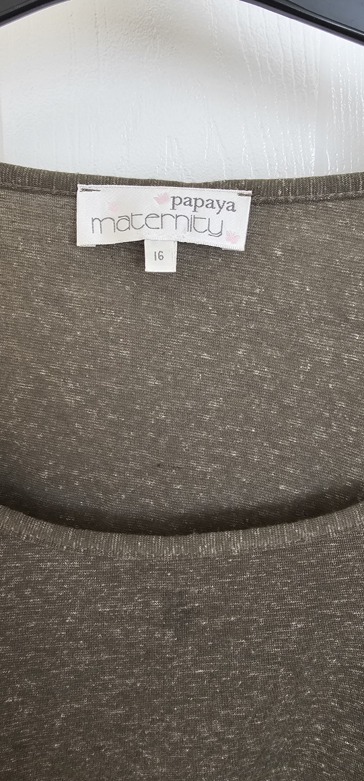 Papaya Maternity Cold Shoulder Top Size 16