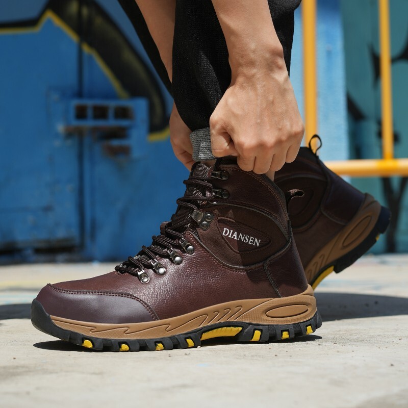 Indestructible Mens Work Boots Steel Toe Safety Shoes Waterproof Non Slip Boots