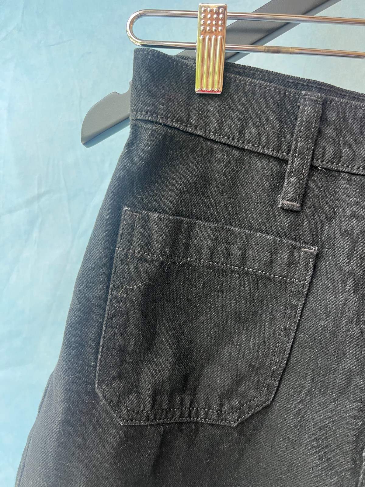 Universal Thread High Rise A-Line Shorts 100% Cotton Women Black Size 4 NEW