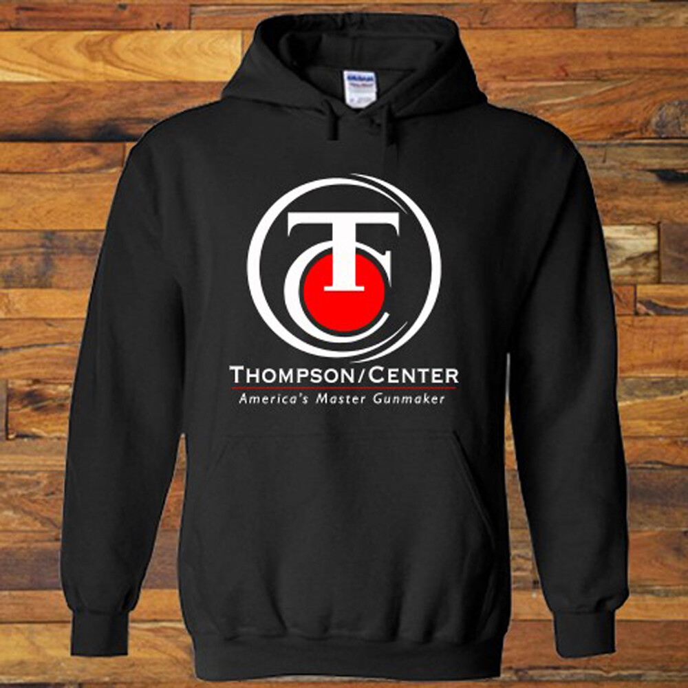 Thompson Center Gunmaker Logo Guns Firearms Black Hoodie Sweatshirt S to 3XL