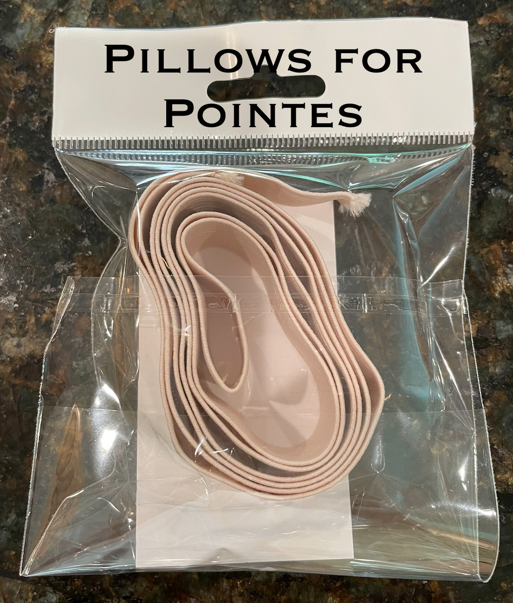 Pointe Shoe Solid Elastic Universal Pink PillowsforPointes – 3,4,5,6, and 7 feet
