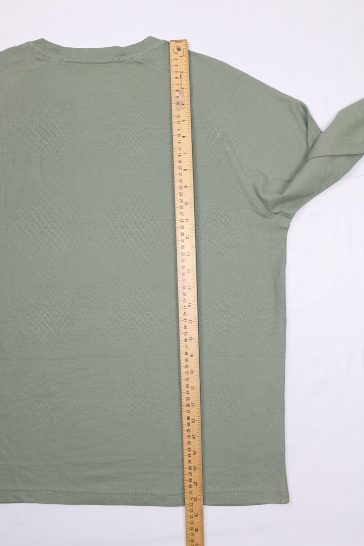 Psycho Bunny Men’s Long Sleeve Taylor Pique Tee Shirt 6-L Sea Spray Embroidery