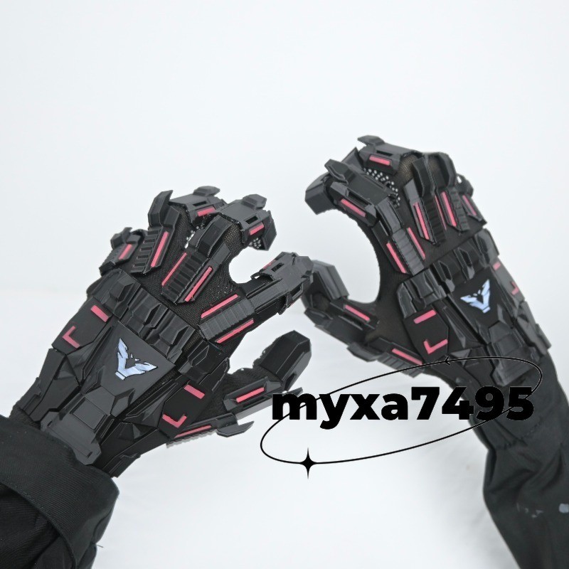 Cyberpunk Mechanical Gloves Tactical Armour Sci-Fi Robot Hand Cosplay Props Gift