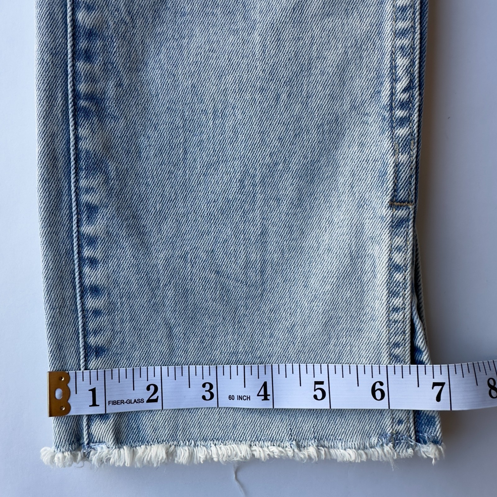 GAP Vintage Slim High Rise Split Hem Jeans-Light Burnette Wash-Size 28-6 Regular