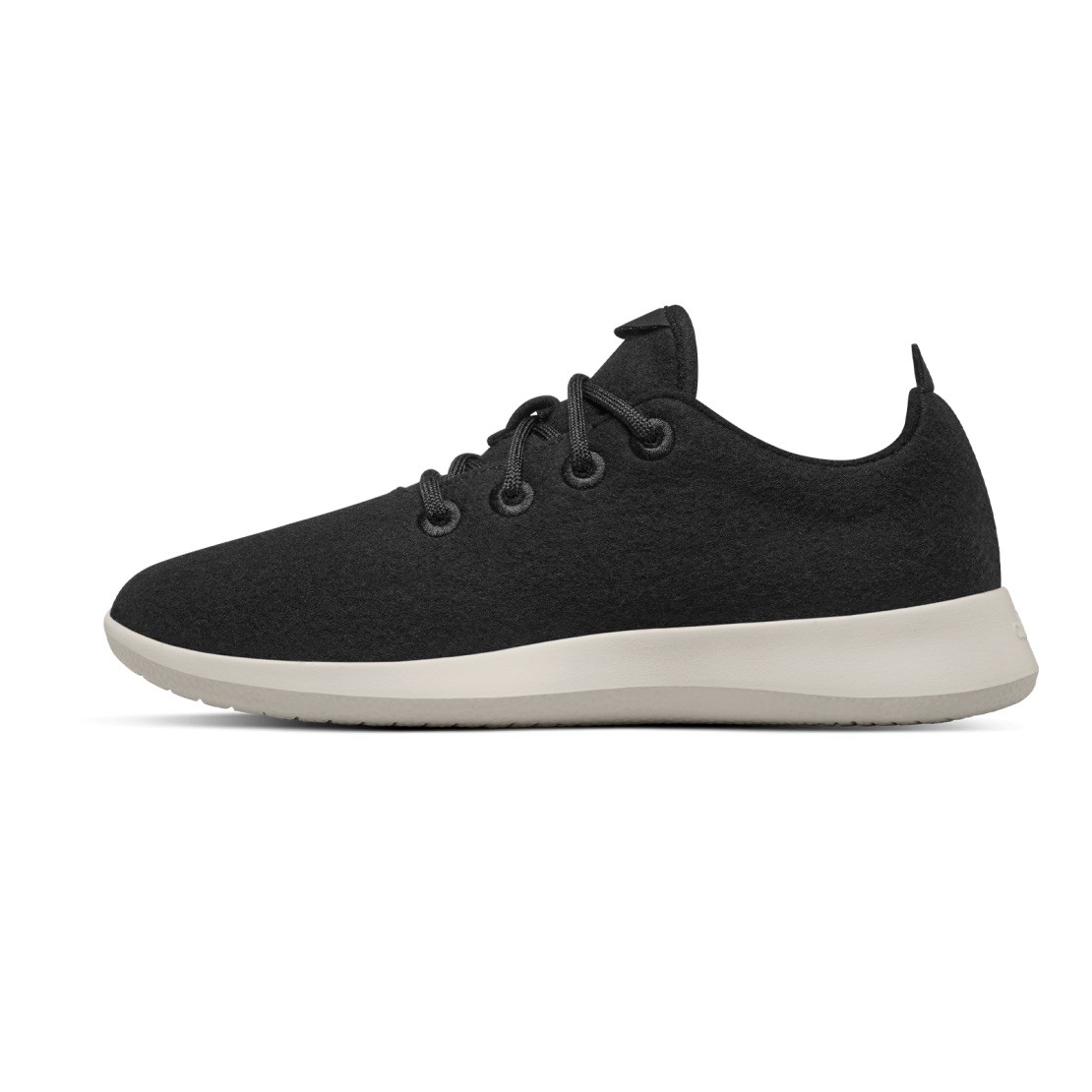 Allbirds Wool Runners Womens Size 8 Black White Casual Running Shoes Sneakers