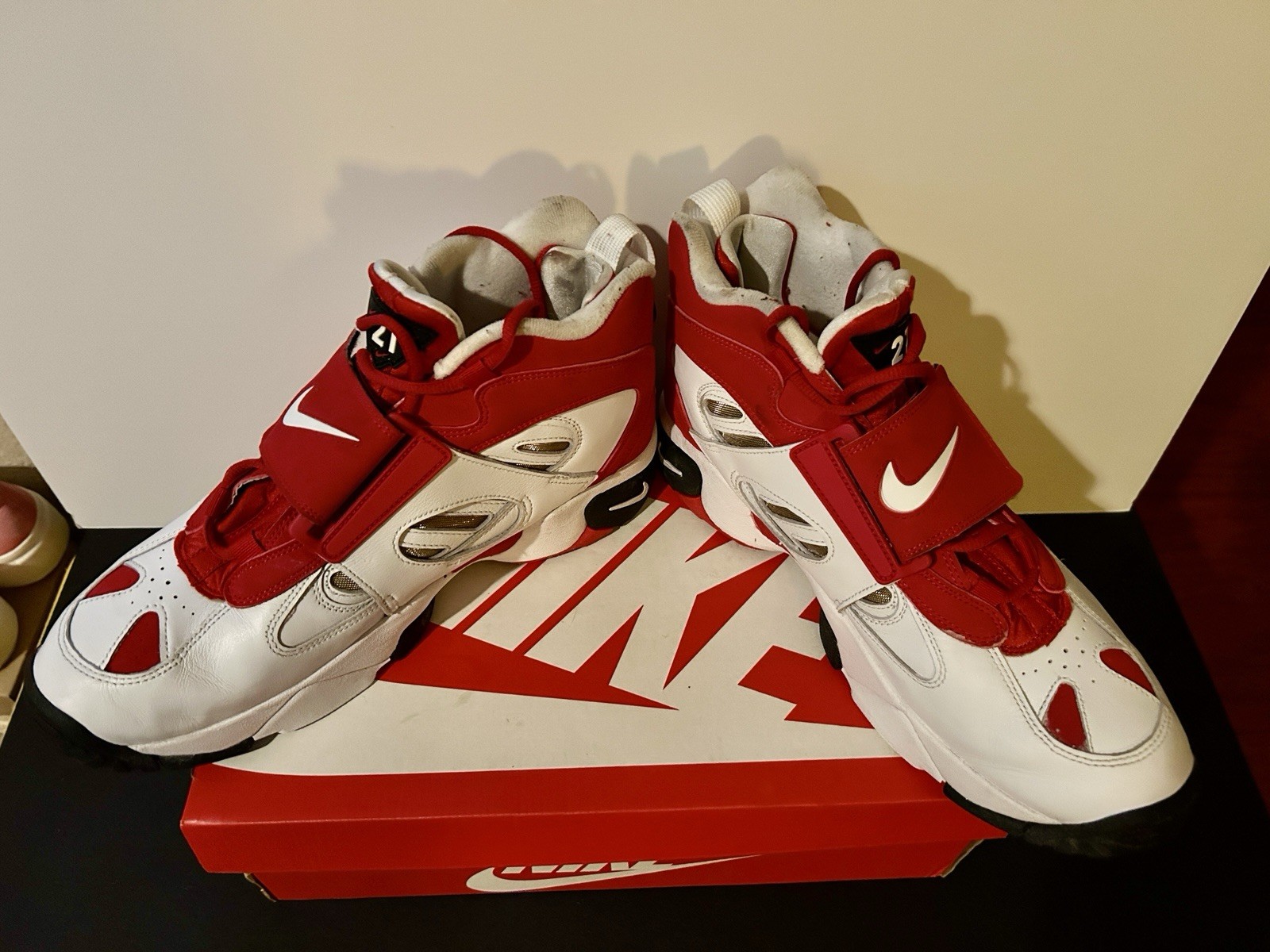 Nike Air Diamond Turf 2 Reverse High Top Sneaker Lace Hook & Loop II7080-600