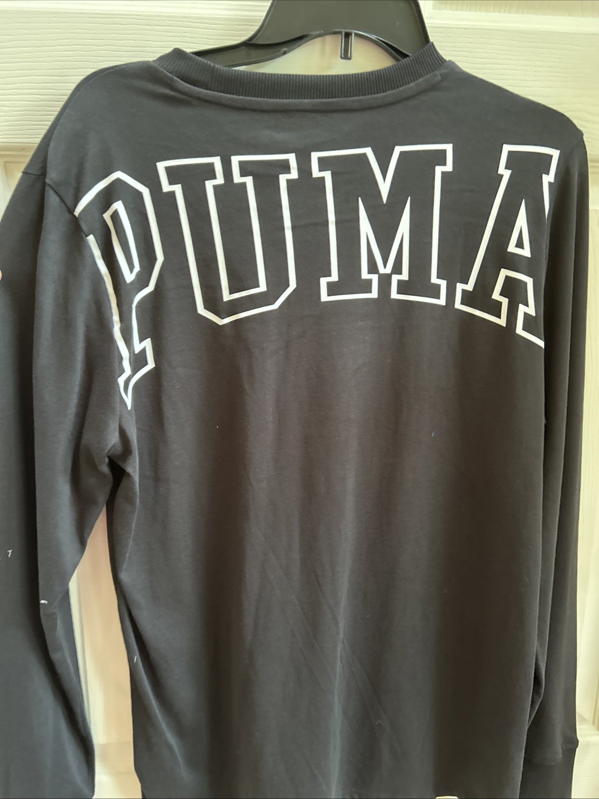 Puma Men’s Midfield Black Long Sleeve T-Shirt Size M NWT
