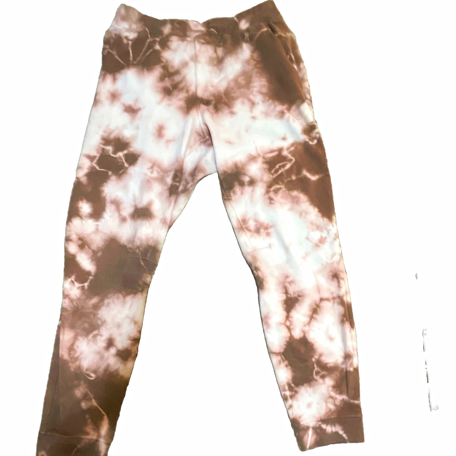 Lululemon Women’s Tie Dye Jogger Pants Size S Brown/White Pockets Drawstring
