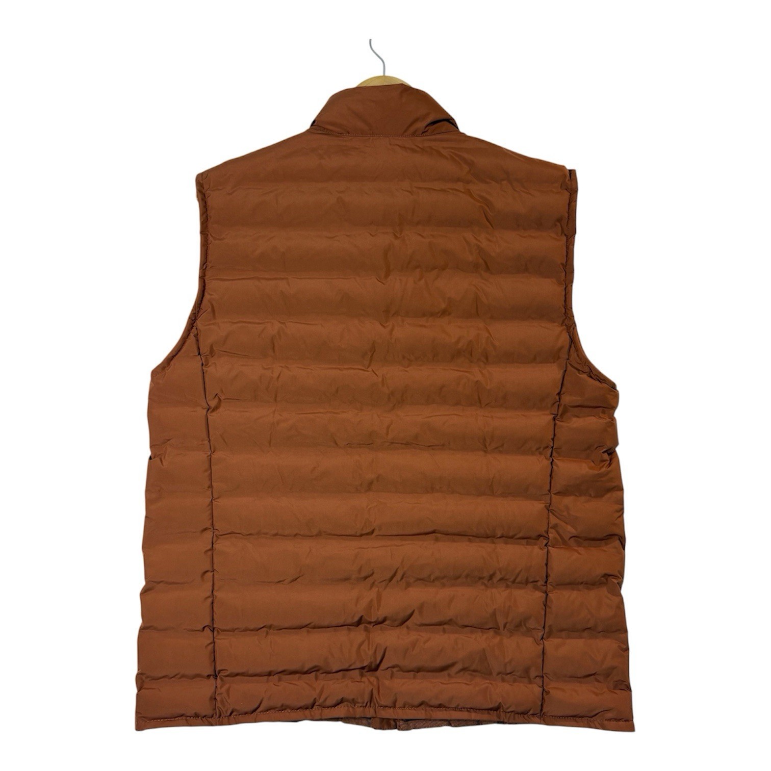 NEW! 32 Degrees Mens Packable Puffer Vest Sz M Burnt Orange Outdoors Hike Camp