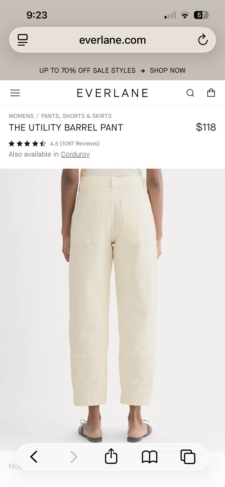 Everlane The Utility Barrel Pant Woman’s Size 6, 8, 10, 14, 16,