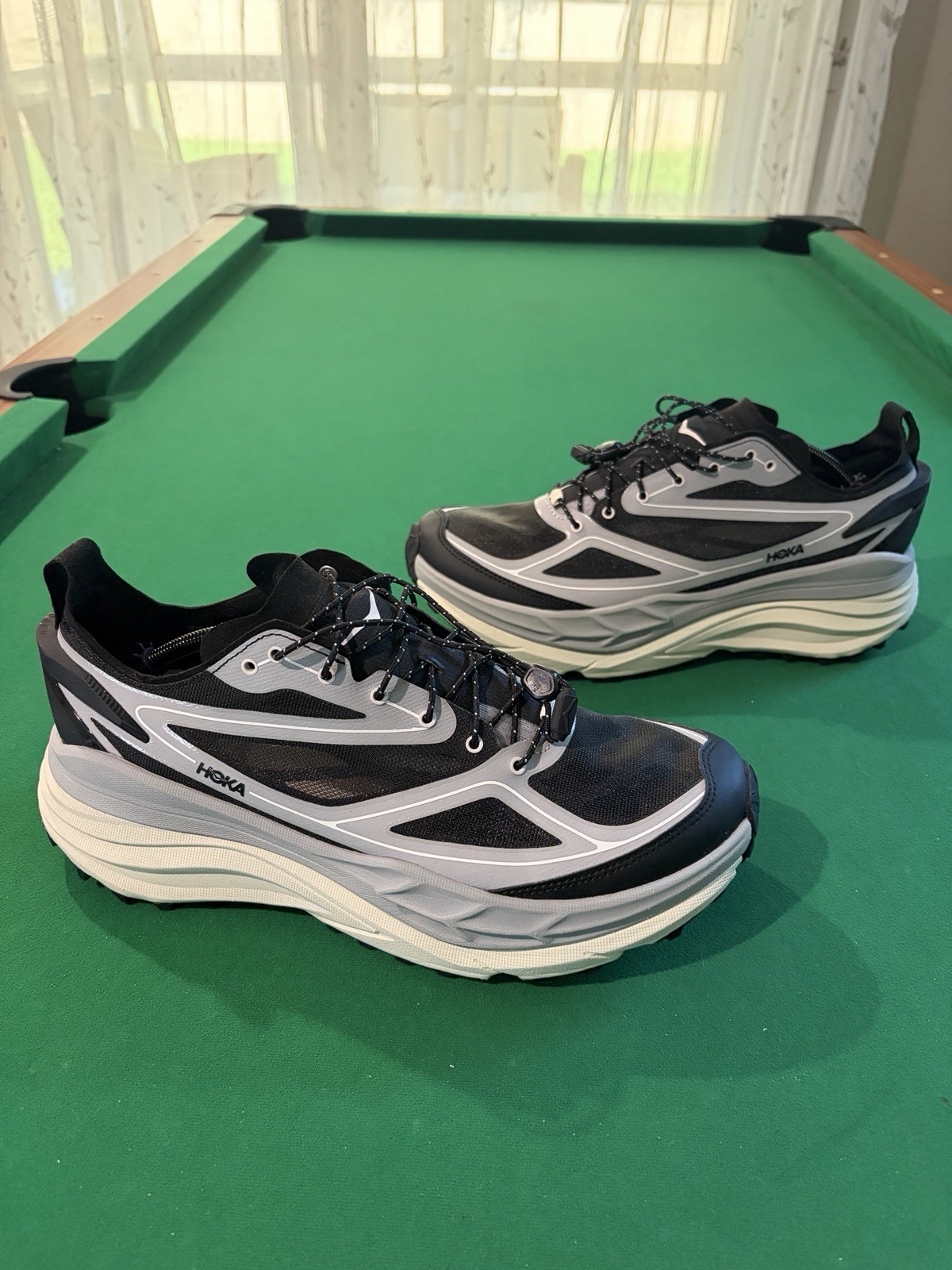 Hoka One One Stinson One7 Unisex M13 W14 Stellar Grey Eggshell Shoes 1168931 SGS