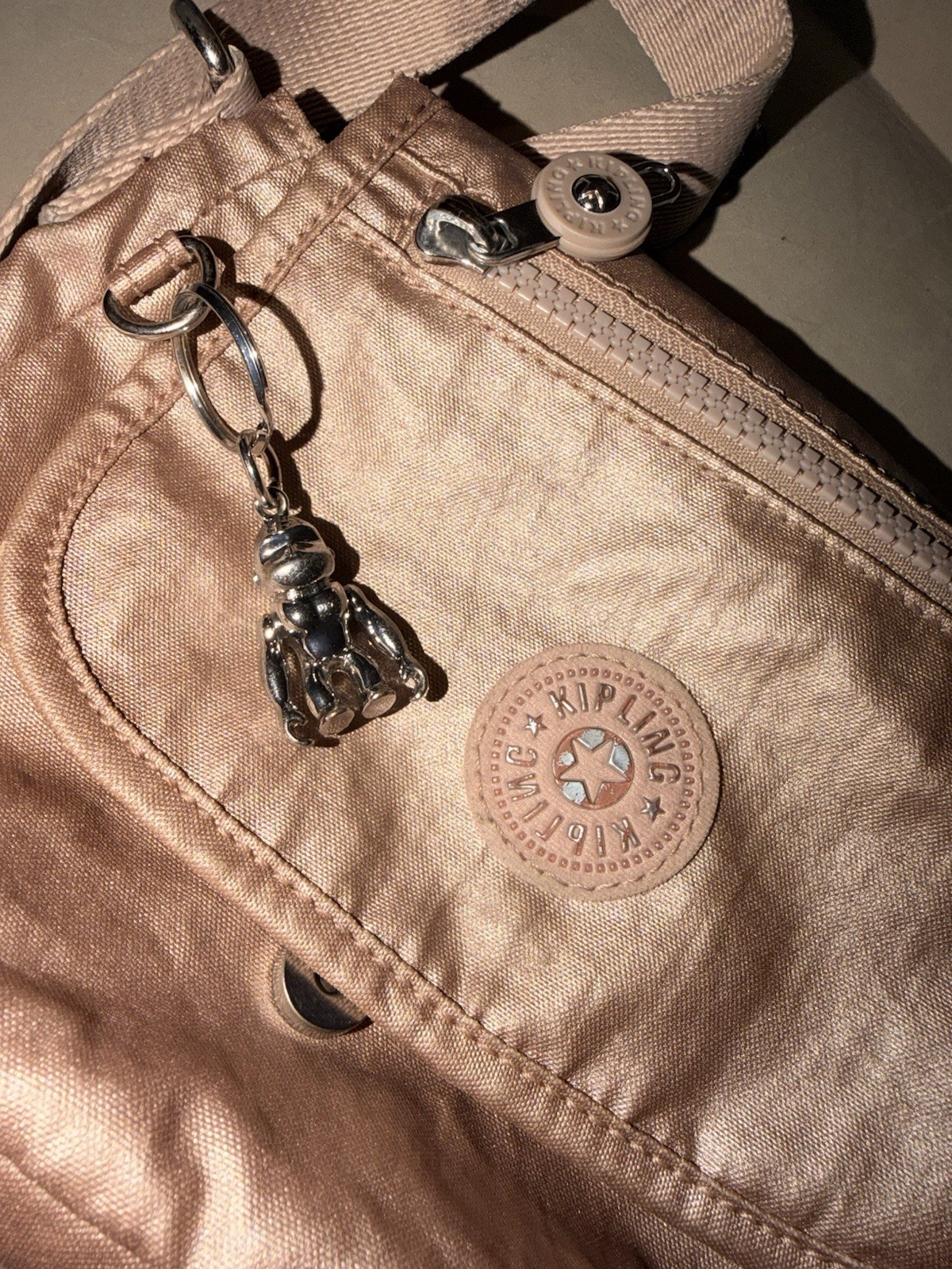 Kipling Sabian Crossbody Mini Bag Starry Gold Metallic Color
