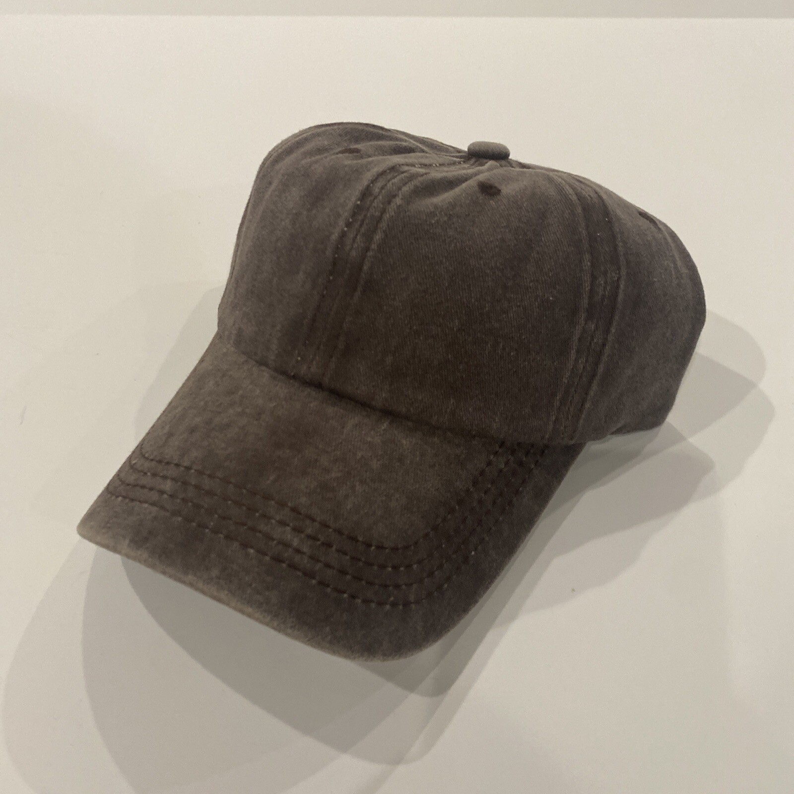 Dyed Washed Cotton Solid Plain Polo Style Baseball Ball Cap Hat Adjustable
