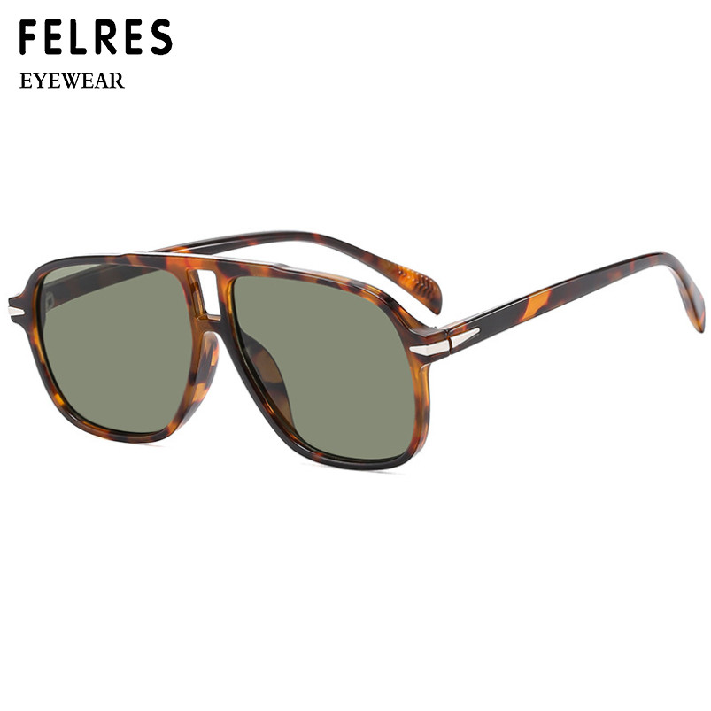 Retro Square 70s Sunglasses for Men Women Vintage Trendy Sun Glasses With UV400